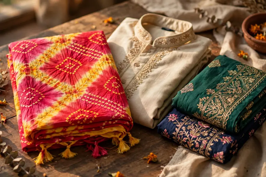 Kurtas, Suits & Chunri